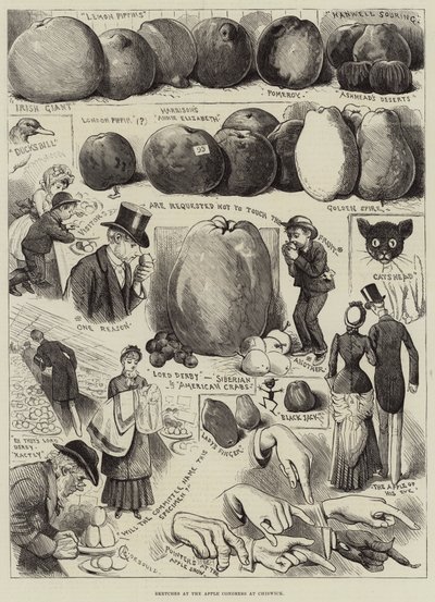 Szkice na Kongresie Apple w Chiswick autorstwa Alfred Courbould